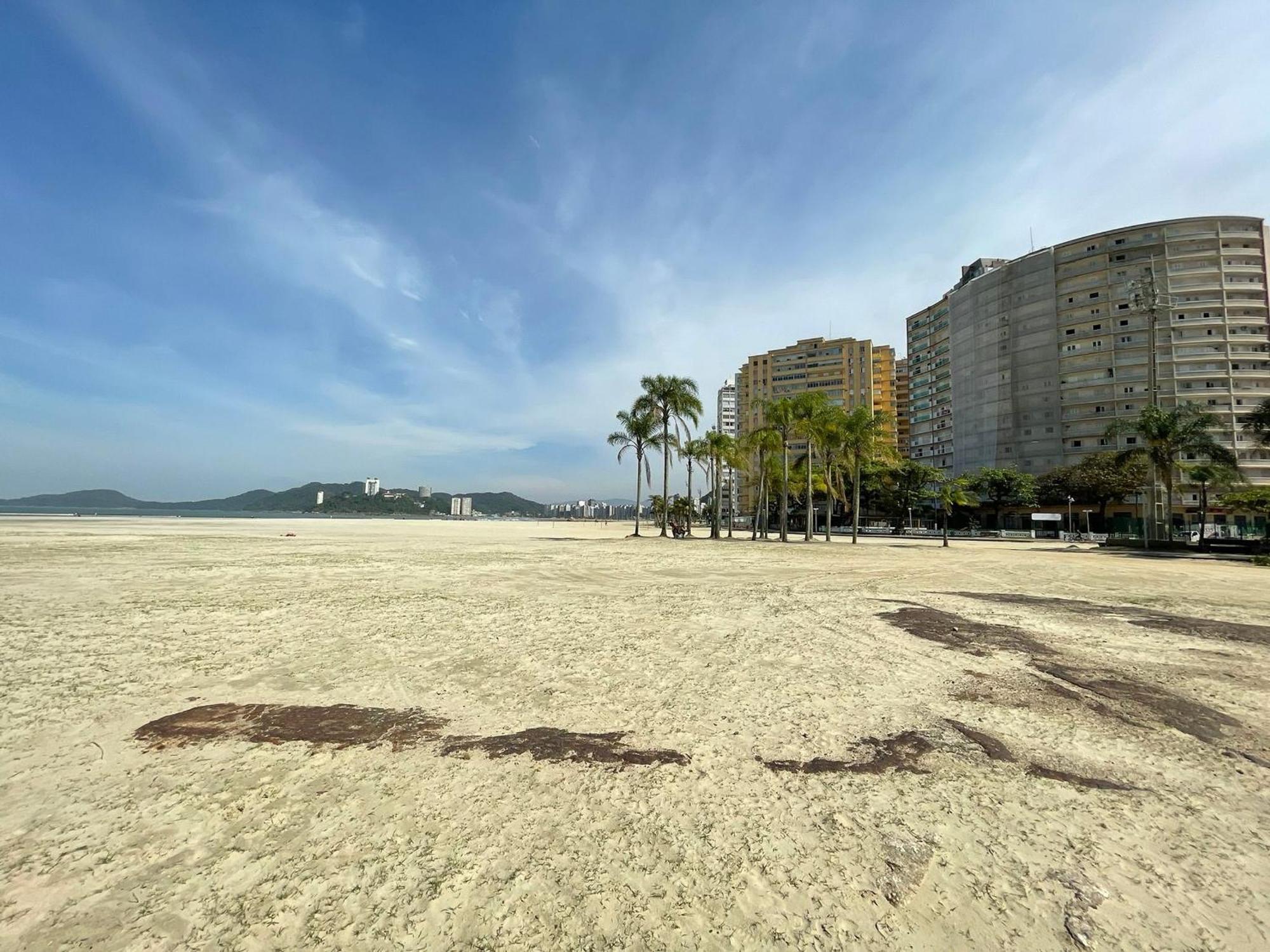Apartamento Pe Na Areia Melhor Vista Mar De Santos מראה חיצוני תמונה
